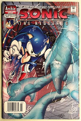 SONIC The HEDGEHOG Comic Book #82 May 2000 KNUCKLES Bagged & Boarded VF-