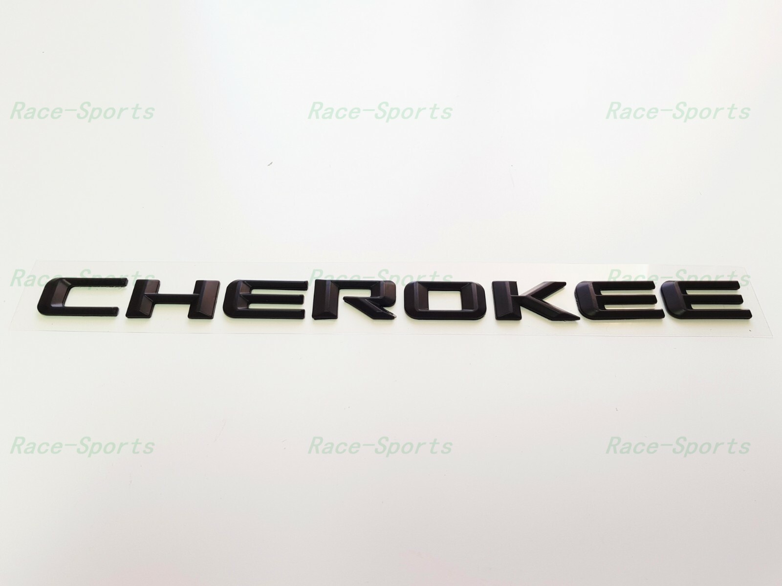 NEW 2PCS Kits Matte Black GRAND CHEROKEE 3D Letters Emblems Nameplate ...