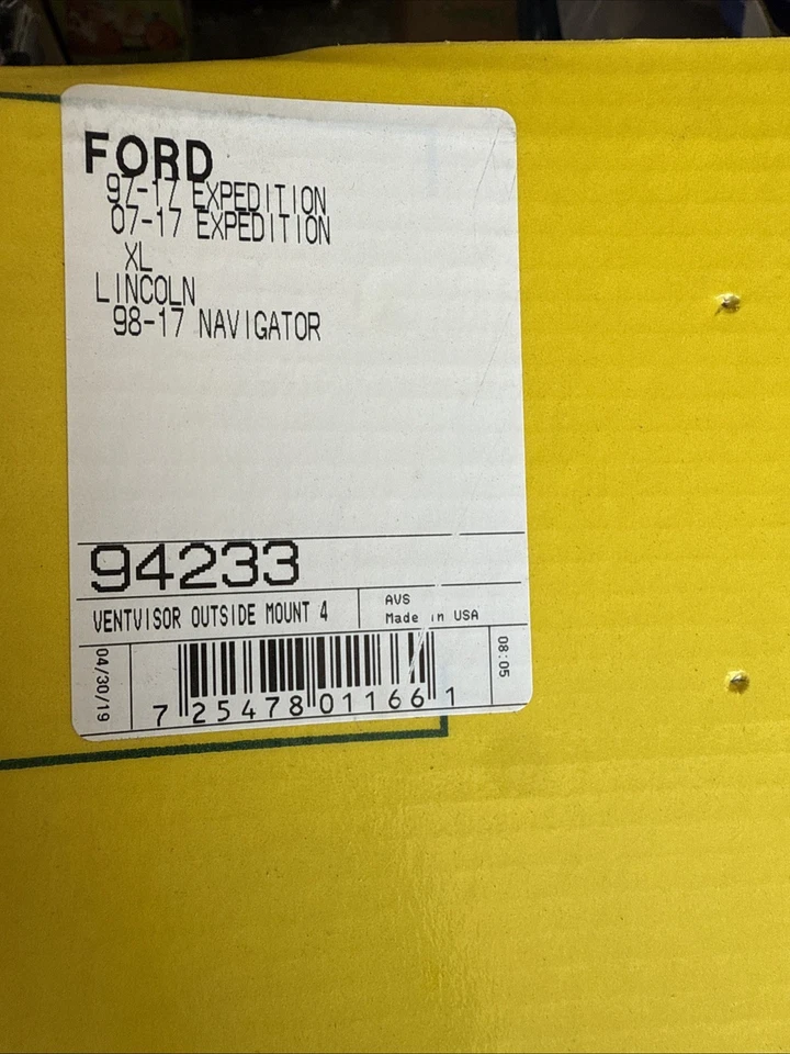 自动 Venthade 94233 通风口挡板 4 件 适用于 1997 - 17 Expedition Navigator — 第 3/3 张图片