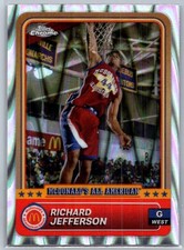 Richard Jefferson 2024-25 Topps Chrome McDonald's All American Raywave Refractor