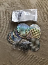 24Reflektierende Tauben  Vogelabwehrscheiben Mit Aufhänger Neu