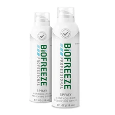 Biofreeze Professional Pain Relief 360 Degree 4oz Spray, 2 packs