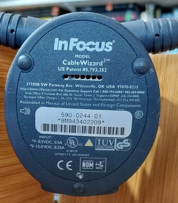 Infocus Cable Wizard 590-0244-01 OEM Projector Cable B-3