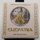 2025 1 Oz Silver Coin US Eagle Treasures of Ancient Egypt Cleopatra #20362