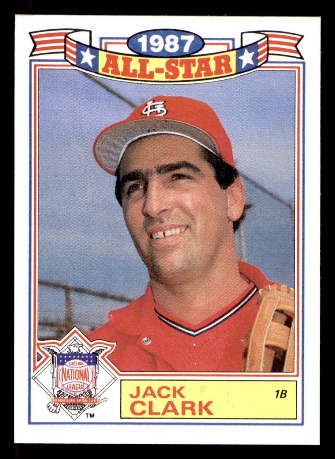 1988 Topps Glossy All-Stars #13 Jack Clark Cardinals