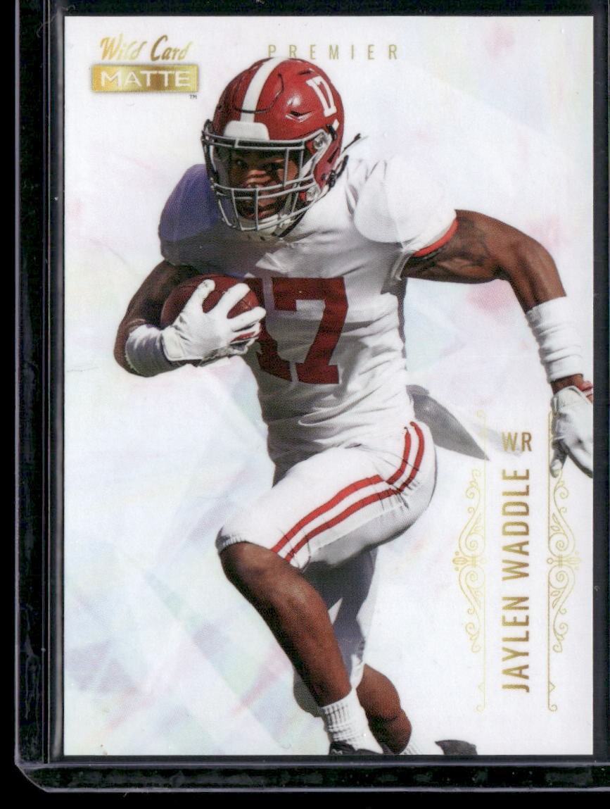 2021 Wild Card Matte White #MBC-12 Jaylen Waddle