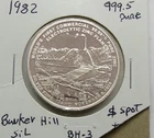1982 Bunker Hill Kellogg Idaho Sullivan Mining Co. ZINC  1 Oz .999 Silver Rd Lot