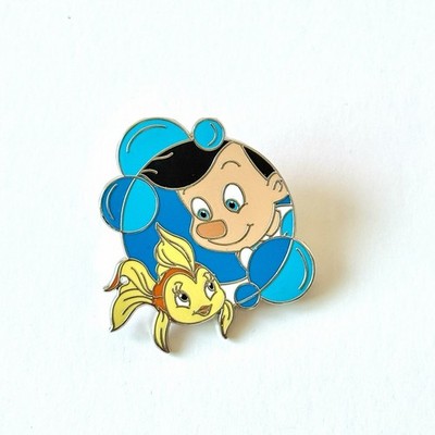 Disney Parks 2023 Pinocchio Cleo Under The Sea Bubbles Starter Collection Pin