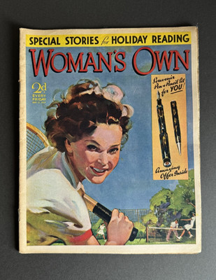 Vintage WOMAN'S OWN Magazine 1937  Special Stories for Holiday Reading'' May 22nd