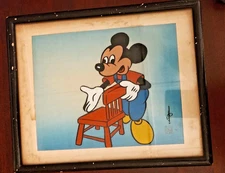 Print of Mickey Mouse from Japan. I'll bet your friends don't have one of these.