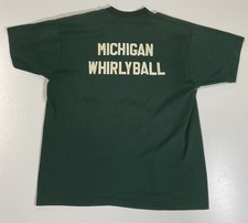 Vintage Michigan Whirly Ball T Shirt So XL Single Stitch USA Sports 90s