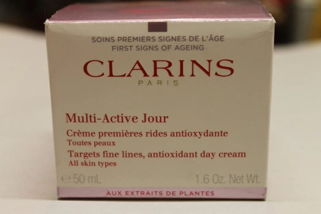 Clarins Paris Multi-Active Jour Day Cream 1.6 Oz Anti-Aging Skin NEW #C
Opens in a new window or tab