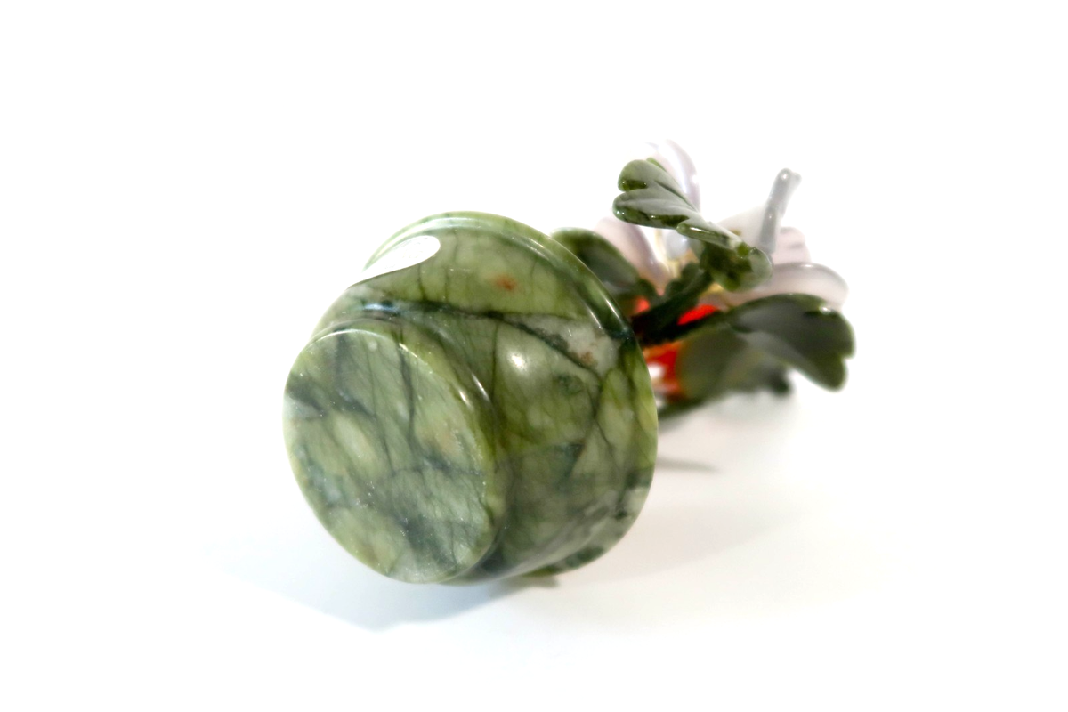 Vintage Chinese Jade Bonsai Tree Yuan Feng F618-3 Celadon Pot