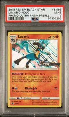 2018 POKEMON SM BLACK STAR PROMO ULTRA PRISM PRERELEASE #SM95