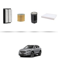Hoffcar Wartungsset - 4 Filter FüR Hyundai Tucson II 1.6 Crdi Hybrid 85Kw Ab