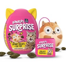 Surprise Catnip Flavor Cat Treats, 60g Egg Case with Blind Box Cat Toy 1 of ...