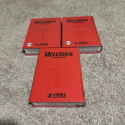 Hellsing Deluxe Edition Manga Hardcover Volumes 1-3 New Sealed English Authentic