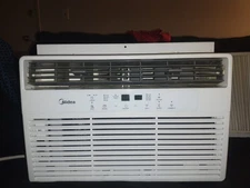 Midea 8,000 BTU DOE Smart Window Air Conditioner, for spaces up to 350 sq.