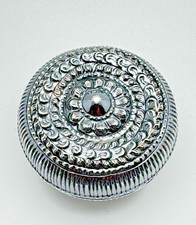 Jugendstil Pillendose Schmuckdose Silberdose 835 Silber Dose Schnupftabak Floral