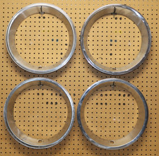 4 Oem Dodge 14 Trim Rings Plymouth Dodge Mopar 1970-74 14x2-14