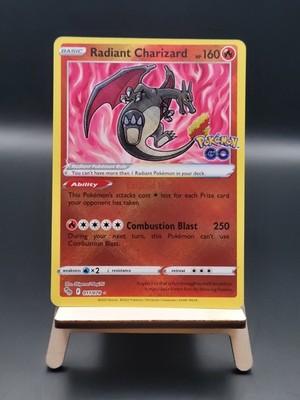 Radiant Charizard - 011/078 - #11 - Radiant Rare - Sword & Shield: Pokemon Go