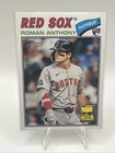 2026 Topps Heritage Red Sox Roman Anthony Base Rookie Card #86