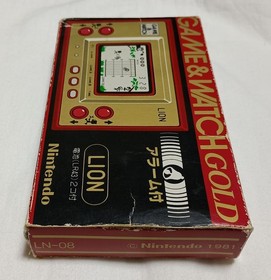 Nintendo Game ＆ Watch Lion Boxed Japan