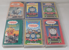 Thomas  Friends Tank Engine Train VHS Tapes Vintage Lot Of 6 Cut Boxes Cases