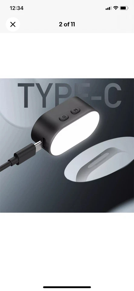 RGB LED Magnetic Fill Light Gimbal Video Photography Light for Phone Selfie LiV6 - Image 4 of 4