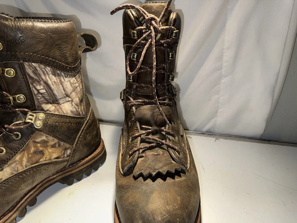 Worn Once! Irish Setter Elk Tracker Waterproof ScentBand 10" Hunting Boots, SZ 9 - Image 4 of 4