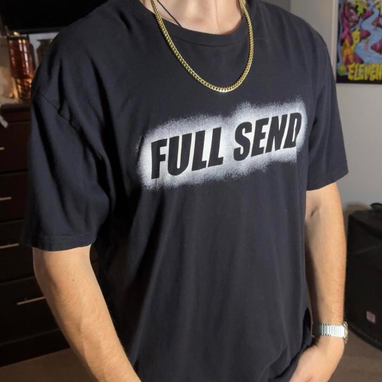 Full Send Nelk Boys Black Graphic T Shirt Size Xl
