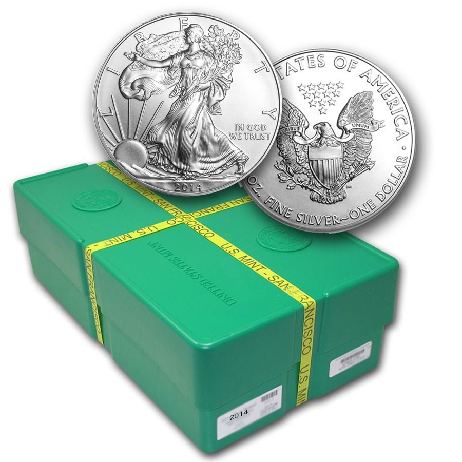 2014 500-Coin Silver Eagle Monster Box (SF Mint, Sealed) | eBay