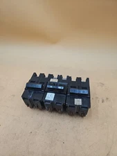 LOT OF 3 FPE Federal Pacific NA215 2 Pole 15 Amp Stab-Lok Circuit Breakers