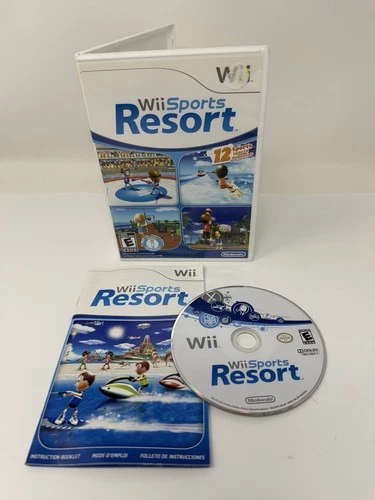 Wii Sports Resort Nintendo Wii CIB Complete w Insert Tested Working