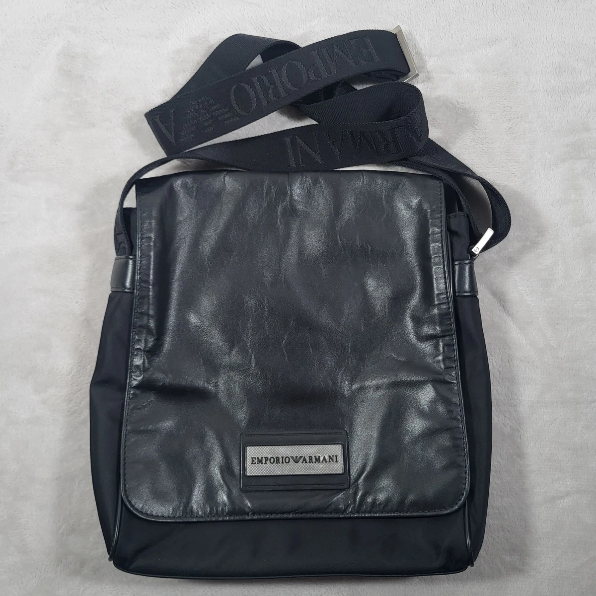 Emporio Armani Leather Bags for Men for sale | eBay