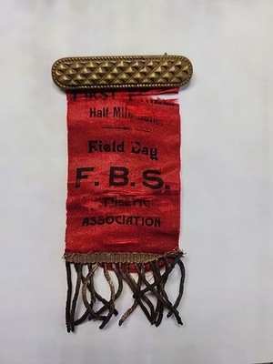 RARE Antique Independent Order of Odd Fellows IOOF First Place Ribbon