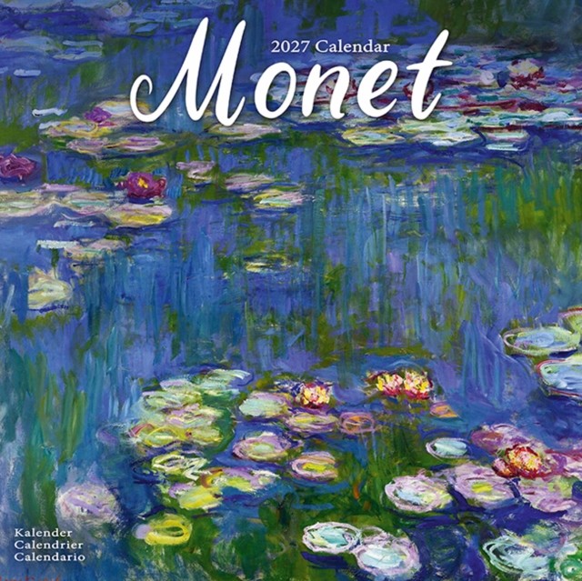 Monet Calendar 2027, Wall Calendars, Month To View, Art, Gift - Image 2