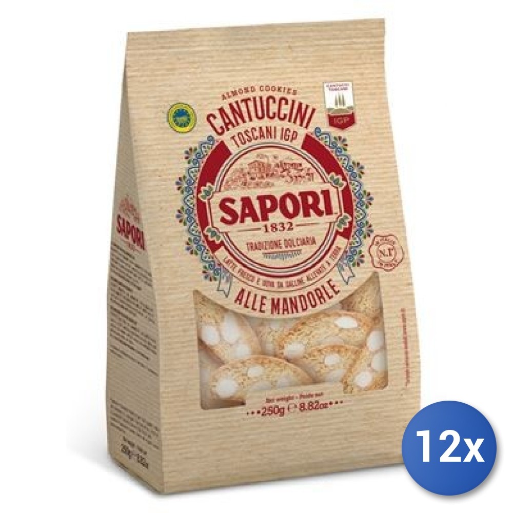 12X Multipack Tuscan Flavors Cantucci Almond Cookies 250G