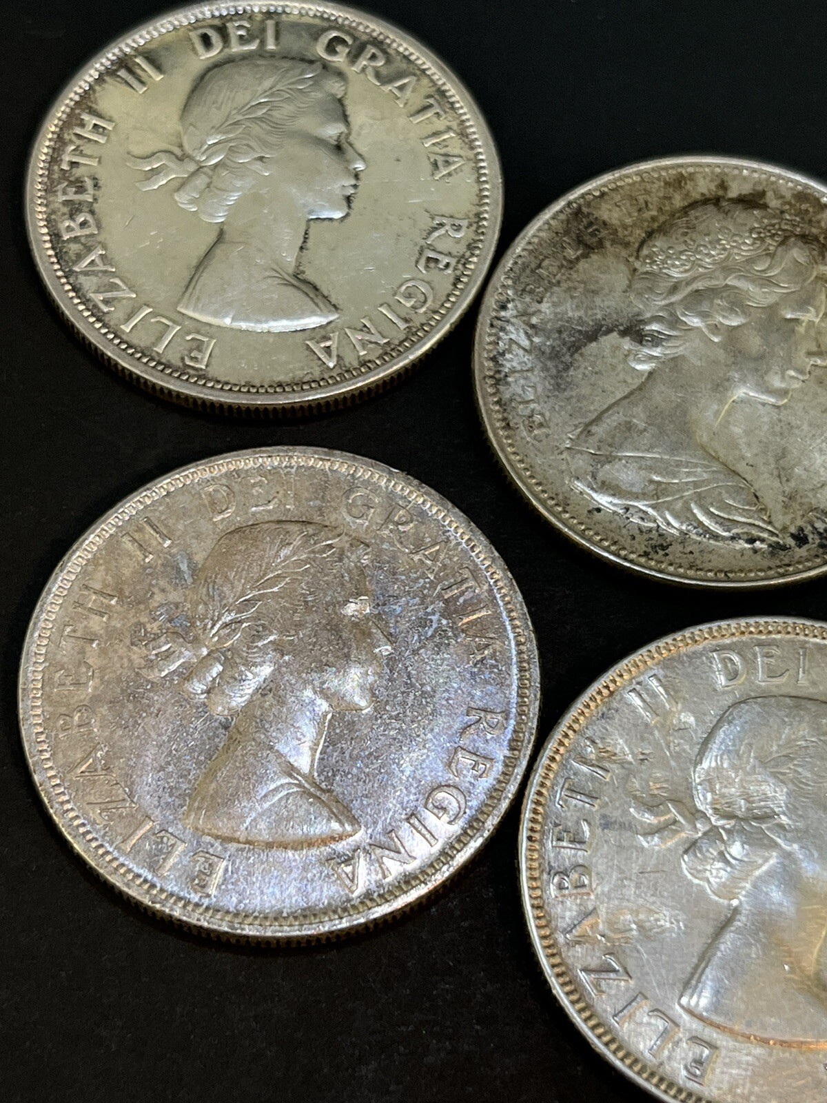 5 Piece Canadian Silver Dollar Lot eBay
