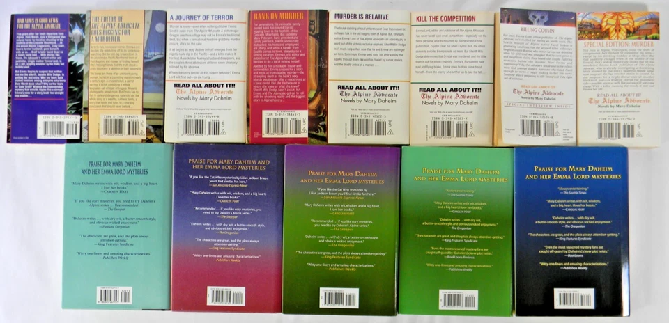 Lot of 13 Emma Lord mysteries by Mary Daheim HB/PB some 1st Editions - VG - Image 3 of 3