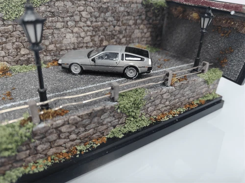 MJ Model x LMLF 1:64 DeLorean Time Machine Back To The Future Diecast Model Car - Picture 11 of 12