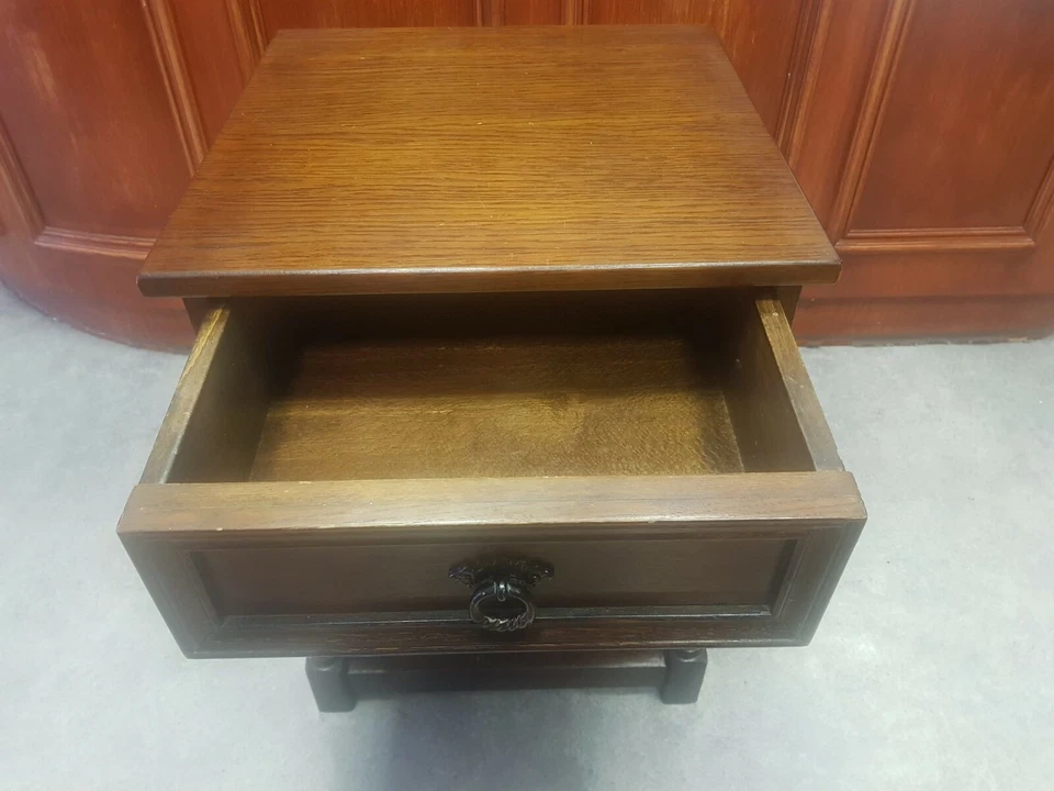 Antique Victorian Bedside Pot Cupboard French Style Old Wood Vintage  - Image 2 of 4