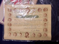 1917 Cradle Roll Certificate 22 Babies Little River Presbyterian Lena Wisconsin