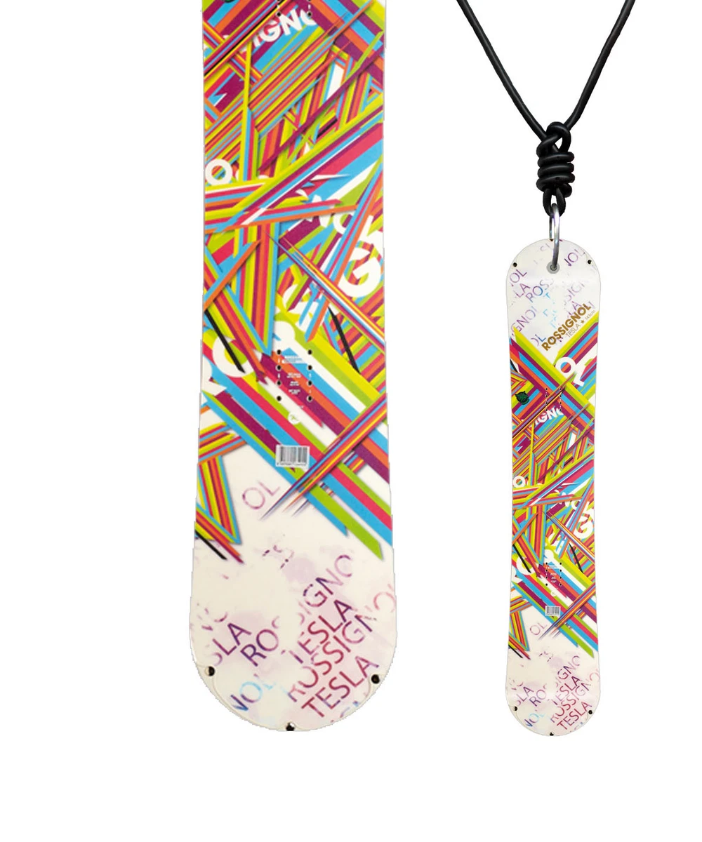 Tesla 11 12 CLASSIC Snowboard ROSSIGNOL Miniboard Necklace B20