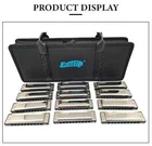 EASTTOP Diatonic Harmonica Set of 12 10Holes Blues Harmonica Lot Mouth Organ set