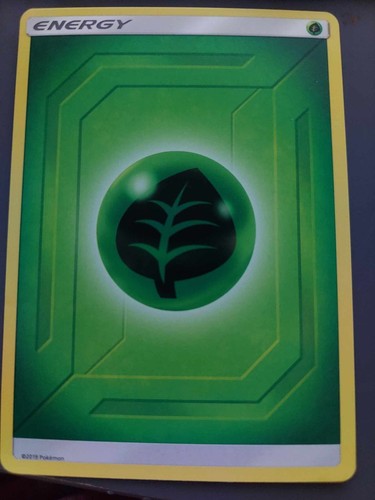 Pokémon Grass Energy Sun and Moon 2019