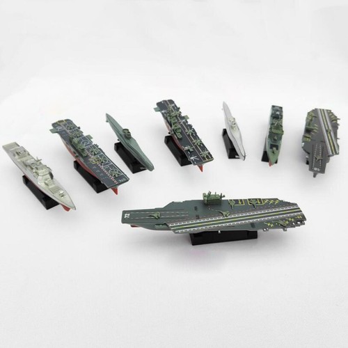 8x porte-avions jouet modèle de navire assemblé 4D moderne pour adultes - Imagen 5 de 10
