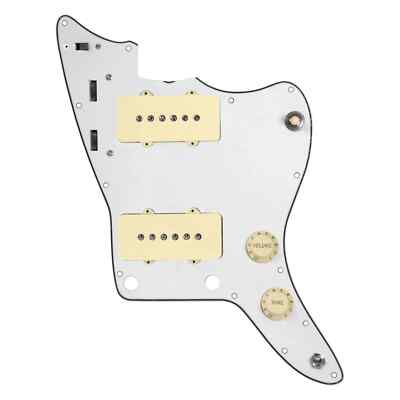 920D Custom Jazzmaster Vintage Loaded Pickguard Aged White on Parchment 