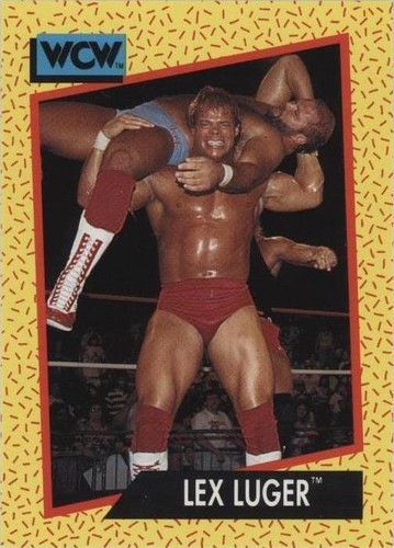 1991 WCW Wrestling Magazine Lex Luger Cover WWE Sting Poster Scott