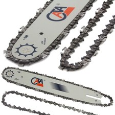 SET Lama Barra Guida+Catena 35CM 14"+ 2a catena omaggio Passo catena: 3/8"